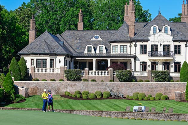 CHARLOTTE, NC - MAY 10: Hideki Matsuyama (JPN) waits to putt on 7 during the final round of the Truist Championship on May 10, 2026, at the Quail Hollow Club in Charlotte, North Carolina. (Photo by Ken Murray Icon Sportswire) GOLF: MAY 10 PGA, Golf Herren Truist Championship EDITORIAL USE ONLY Icon2605100414