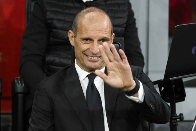 AC Milan vs Atalanta BC Italy, Milan, 2026 05 10: Max Allegri (AC Milan manager) seated in the bench prior to kick off during soccer game AC Milan vs Atalanta BC, Serie A Enilive 2025-2026 day 36 San Siro Stadium Milan Lombardy Italy Copyright: xFabrizioxAndreaxBertanix