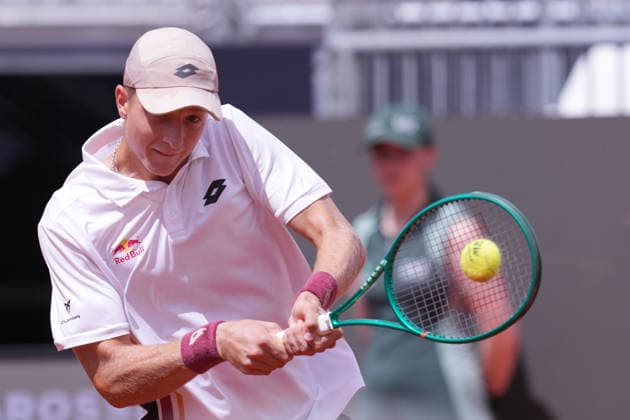 Mattia Bellucci (ITA) during the match between Mattia Bellucci (ITA) vs Martin Landaluce (ESP) at the Italian Open in Rome, Monday, May 11, 2026. (Alfredo Falcone LaPresse)  Copyright: xAlfredoxFalcone LaPressex