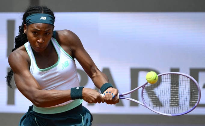 May 11, 2026, Rome: Coco Gauff of USA in action during her women s singles match against Iva Jovic of USA (not pictured) at the Italian Open tennis tournament in Rome, Italy, 11 May 2026. ANSA ETTORE FERRARI Italian Open Tennis Tournament  - ZUMAa110 20260511_zaf_a110_012 Copyright: xEttorexFerrarix