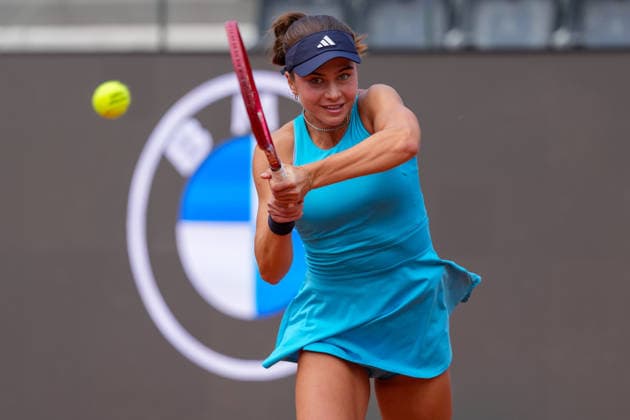 Iva Jovic of United States during the match against Coco Gauff of United States at the Internazionali BNL d Italia 2026 tennis tournament at Foro Italico in Rome (Italy) on May, 11, 2026. AntoniettaxBaldassarre