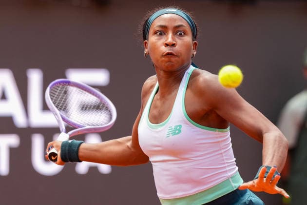 Coco Gauff of United States during the match against Iva Jovic of United States at the Internazionali BNL d Italia 2026 tennis tournament at Foro Italico in Rome (Italy) on May, 11, 2026. AntoniettaxBaldassarre
