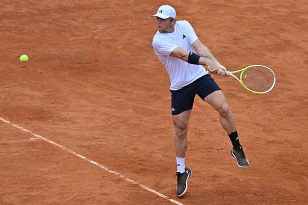 IPA84566485 - Alejandro Davidovich Fokina ESP in action during men s singles match at the Internazionali BNL d Italia at Foro Italico in Rome. during the match of Italian Open Tennis, Day 8 at the Foro Italico on May 11, 2026 in Rome, Italy. during Internazionali BNL d Italia, International Tennis match in Rome, Italy, May 11 2026  Copyright: xRobertoxRamaccia IPAxSportx xx 84566485