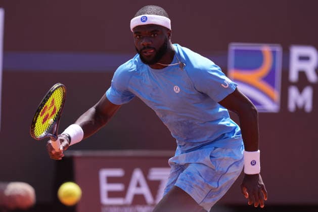 Frances Tiafoe (USA) during the match between Frances Tiafoe (USA) vs Andrea Pellegrino (ITA) at the Italian Open in Rome, Monday, May 11, 2026. (Alfredo Falcone LaPresse)  Copyright: xAlfredoxFalcone LaPressex