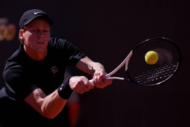 Jannik Sinner (ITA) during the match between Jannik Sinner (ITA) vs Alexei Papyrin (AUS) at the Italian Open in Rome, Monday, May 11, 2026. (Alfredo Falcone LaPresse)  Copyright: xAlfredoxFalcone LaPressex