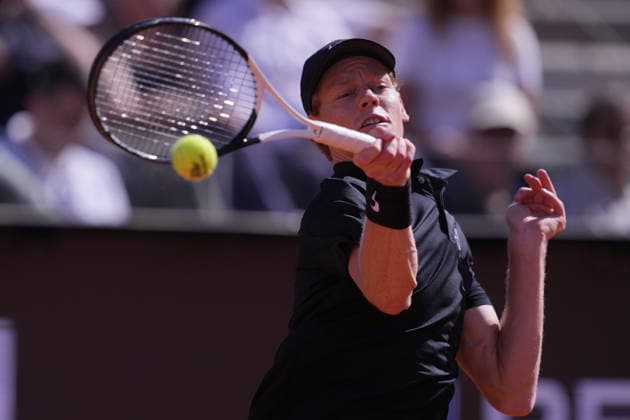 Jannik Sinner (ITA) during the match between Jannik Sinner (ITA) vs Alexei Papyrin (AUS) at the Italian Open in Rome, Monday, May 11, 2026. (Alfredo Falcone LaPresse)  Copyright: xAlfredoxFalcone LaPressex