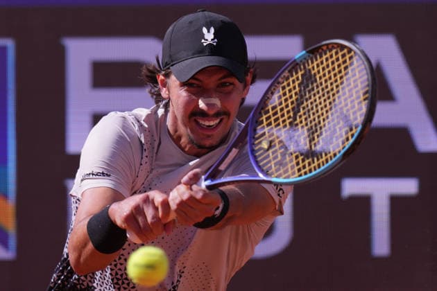 Alexei Papyrin (AUS) during the match between Jannik Sinner (ITA) vs Alexei Papyrin (AUS) at the Italian Open in Rome, Monday, May 11, 2026. (Alfredo Falcone LaPresse)  Copyright: xAlfredoxFalcone LaPressex