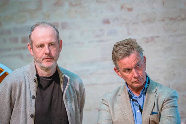 The World Cup and the media Oslo 20260511 Eystein Thue, project manager for the World Cup in TV 2, and Espen Olsen Langfeldt, sports editor NRK, at the debate of the Norwegian Editors Association in Pressens hus before the football World Cup kicks off Photo Stian Lysberg Solum NTB Oslo Norway EDITORIAL USE ONLY RESTRICTED USE FOR BETTING COMPANIES  Copyright: xStianxLysbergxSolumx xNTBx