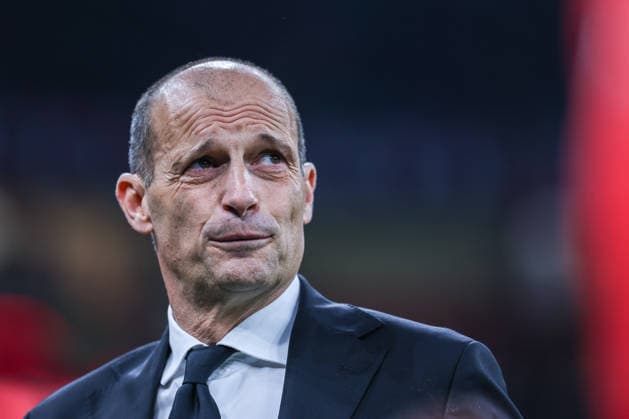 Massimiliano Allegri Head Coach of AC Milan reacts during Serie A 2025 26 football match between AC Milan and Atalanta BC at San Siro Stadium in Milan, Italy on 10 May 2026. Milan Stadio San Siro Milan Italy Copyright: xEPhotopressx SP24-1429-023