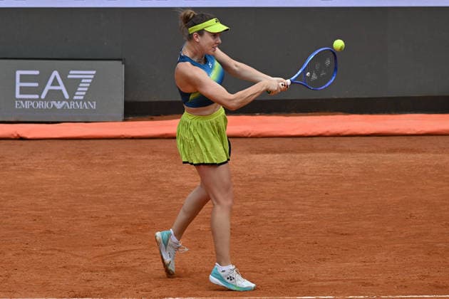 11th May 2026, Foro Italico, Rome, Italy; Italian Open Tennis, Day 8; Linda Noskova CZE in action during men s singles match AllShotLive