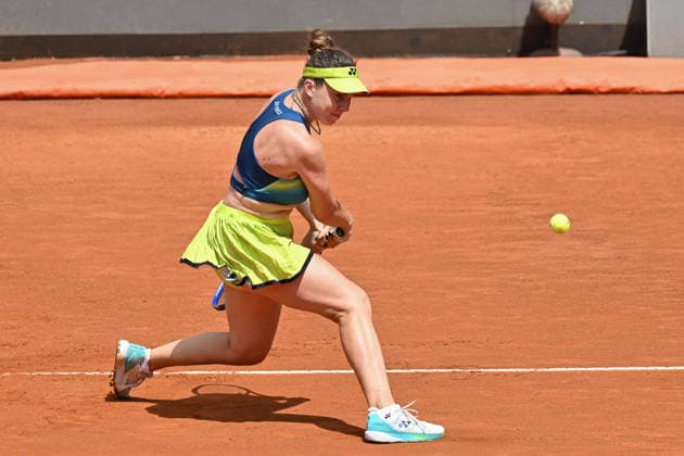 11th May 2026, Foro Italico, Rome, Italy; Italian Open Tennis, Day 8; Linda Noskova CZE in action during men s singles match AllShotLive
