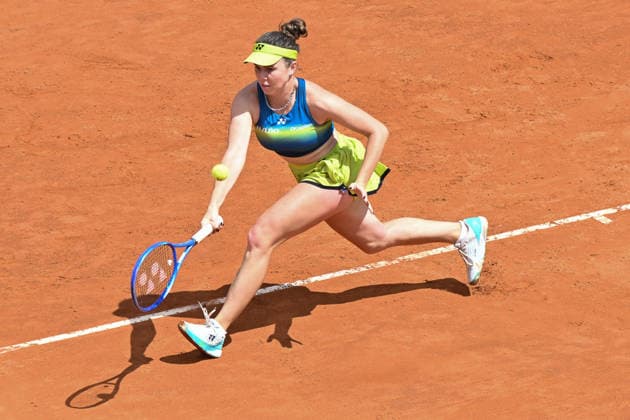 11th May 2026, Foro Italico, Rome, Italy; Italian Open Tennis, Day 8; Linda Noskova CZE in action during men s singles match AllShotLive