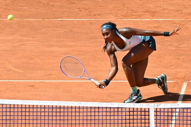 11th May 2026, Foro Italico, Rome, Italy; Italian Open Tennis, Day 8; Coco Gauff USA in action during men s singles match AllShotLive