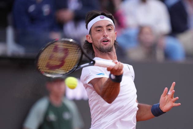 Thiago Agustin Tirante (ARG) during the match between Flavio Cobolli (ITA) vs Thiago Agustin Tirante (ARG) at the Italian Open in Rome, Monday, May 11, 2026. (Alfredo Falcone LaPresse)  Copyright: xAlfredoxFalcone LaPressex