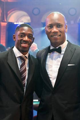 Trophee UNFP 2026 10 Ousmane DEMBELE (psg) - Didier DROGBA during the 2026 UNFP Trophy ceremony at Palais Brongniart on May 11, 2026 in Paris, France. Paris France  Copyright: xFEPx 776493480