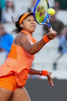 Naomi Osaka of Japan during the match against Iga Swiatek of Poland at the Internazionali BNL d Italia 2026 tennis tournament at Foro Italico in Rome (Italy) on May, 11, 2026. AntoniettaxBaldassarre