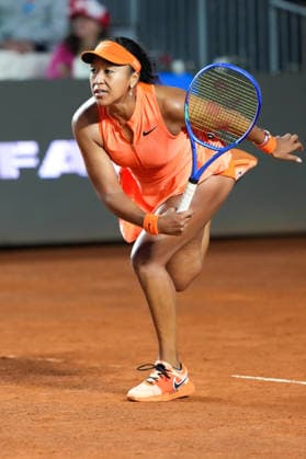 Naomi Osaka of Japan during the match against Iga Swiatek of Poland at the Internazionali BNL d Italia 2026 tennis tournament at Foro Italico in Rome (Italy) on May, 11, 2026. AntoniettaxBaldassarre
