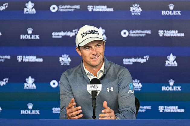 Golf, PGA Championship in Newtown Square, Press conference