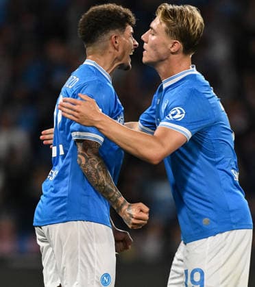Dc Napoli 11 05 2026 - campionato di calcio serie A Napoli-Bologna foto Domenico Cippitelli Image nella foto: esultanza gol Giovanni Di Lorenzo 