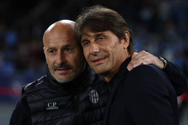 Vincenzo Italiano head coach of Bologna FC and national during the Serie A 2025 2026 football match between SSC Napoli and Bologna FC at Diego Armando Maradona stadium in Naples (Italy), May 11th, 2026. CesarexPurini