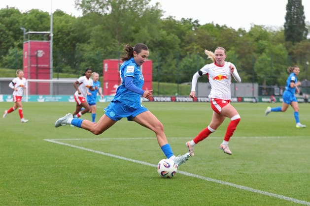 Google Pixel Frauen Bundesliga, RB Leipzig Bayer Leverkusen 11 05 2026 Fußball, Google Pixel Frauen Bundesliga, Saison 2025 2026, 25 Spieltag RB Leipzig vs Bayer 04 Leverkusen am 11 05 2026, Trainingszentrum Cottaweg, Leipzig DFB REGULATIONS PROHIBIT ANY USE OF PHOTOGRAPHS AS IMAGE SEQUENCES AND OR QUASI VIDEO Copyright: xBEAUTIFULxSPORTS JanxKaeferx