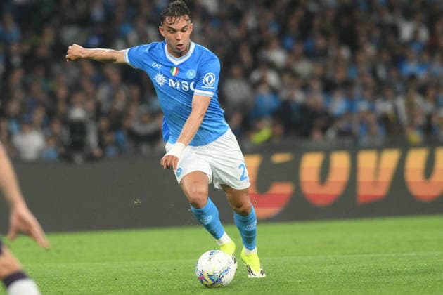 CALCIO - Serie A - SSC Napoli vs Bologna FC Photo by IPA ABACAPRESS.COM84580256 - Giovane of SSC Napoli in action during the Serie A Enelive match between SSC Napoli vs Bologna FC at Diego Armando Maradona Stadium Naples Italy  Copyright: xIPAxSport ABACAx
