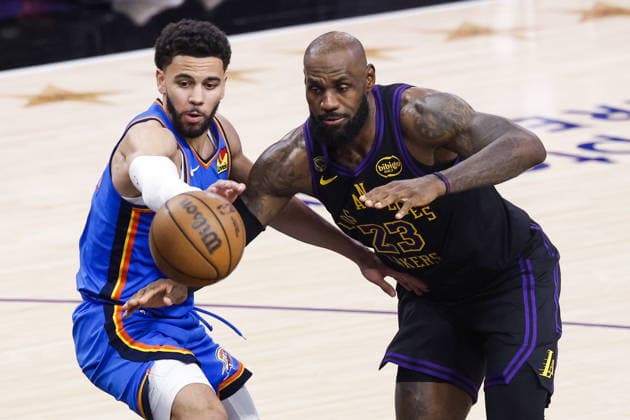 Basketball, NBA, Playoffs, Los Angeles Lakers - Oklahoma City Thunder