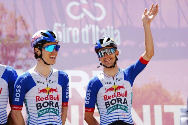 Australia™s Jai Hindley of Red Bull - Bora - Hansgrohe during Stage 4 of the Giro d™Italia, from Catanzaro to Cosenza, Italy, Tuesday, May 12, 2026.  Copyright: xMassimoxPaolone LaPressex