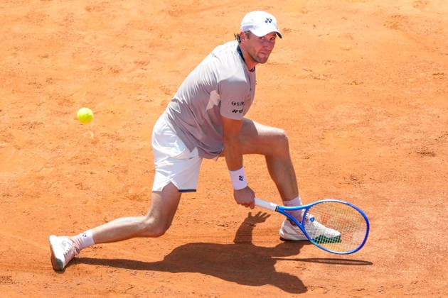 Casper Ruud of Norway during the match against Lorenzo Musetti of Italy at the Internazionali BNL d Italia 2026 tennis tournament at Foro Italico in Rome (Italy) on May, 12, 2026. AntoniettaxBaldassarre