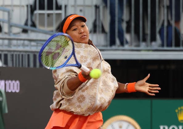 May 12, 2026, Rome, Lazio, Italy: NAOMI OSAKA of Japan before the match against I. Swiatek of Poland in the fourth round of tennis tournament WTA, Tennis Damen 1000 Internazionali BNL DÃ¢â‚¬â ¢Italia, Rome, Italy. Osaka lost 2:6, 1:6. Rome Italy - ZUMAc278 20260512_zsp_c278_033 Copyright: xMarcinxCholewinskix