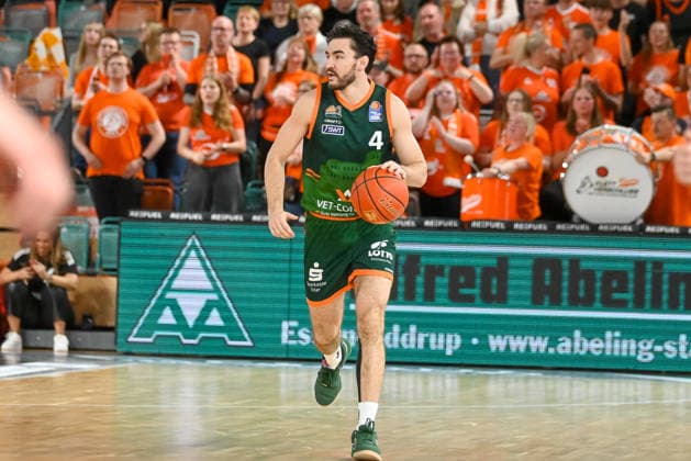 Clay Guillozet VET CONCEPT Gladiators Trier, 04 RASTA Vechta vs VET CONCEPT Gladiators Trier, easyCredit Basketball Bundesliga, Play Ins, Season 2025 2026, 12 05 2026, RASTA Vechta vs VET CONCEPT Gladiators Trier, easyCredit Basketball Bundesliga, Play Ins, Season 2025 2026, 12 05 2026 Vechta Copyright: xEibner-Pressefoto RobertxGertzenx EP_RGN