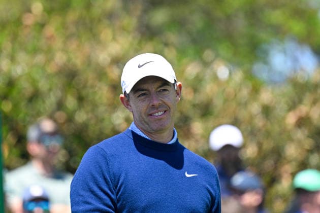 NEWTON SQUARE, PA - MAY 12: Rory McIlroy of Northern Ireland looks on during the 2026 PGA, Golf Herren Championship on May 12th, 2026 at Aronimink Golf Club in Newtown Square, PA.(Photo by Terence Lewis Icon Sportswire) GOLF: MAY 12 PGA PGA Championship EDITORIAL USE ONLY Icon260512013