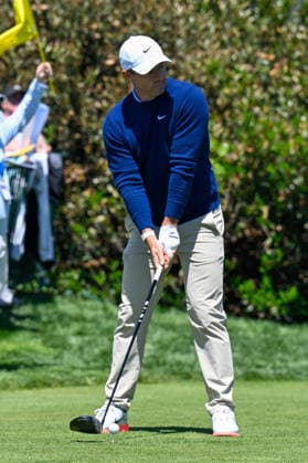 NEWTON SQUARE, PA - MAY 12: Rory McIlroy of Northern Ireland hits the ball during the 2026 PGA, Golf Herren Championship on May 12th, 2026 at Aronimink Golf Club in Newtown Square, PA.(Photo by Terence Lewis Icon Sportswire) GOLF: MAY 12 PGA PGA Championship EDITORIAL USE ONLY Icon260512016