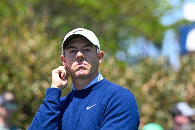 NEWTON SQUARE, PA - MAY 12: Rory McIlroy of Northern Ireland looks on during the 2026 PGA, Golf Herren Championship on May 12th, 2026 at Aronimink Golf Club in Newtown Square, PA.(Photo by Terence Lewis Icon Sportswire) GOLF: MAY 12 PGA PGA Championship EDITORIAL USE ONLY Icon260512035