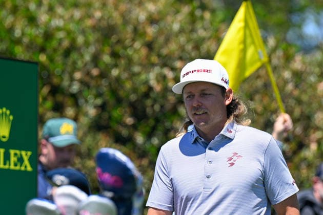 NEWTON SQUARE, PA - MAY 12: Cameron Smith of Australia looks on during the 2026 PGA, Golf Herren Championship on May 12th, 2026 at Aronimink Golf Club in Newtown Square, PA.(Photo by Terence Lewis Icon Sportswire) GOLF: MAY 12 PGA PGA Championship EDITORIAL USE ONLY Icon260512045
