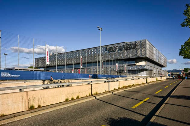 The BCF Arena in Fribourg, Switzerland, pictured on May 12, 2026. (CTKxPhoto RadekxPetrasek) CTKPhotoP2026051209248  CTKPhotoP2026051209248