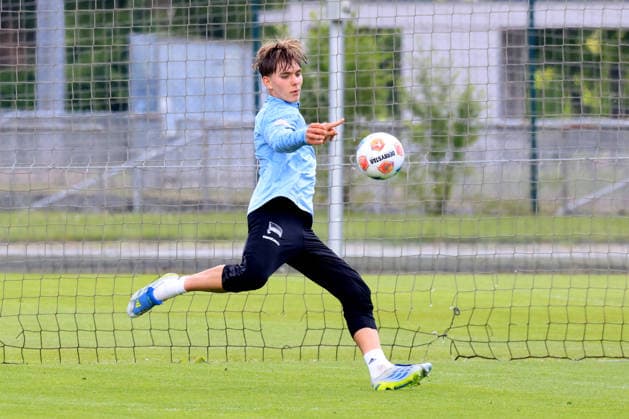 DEU, DFL, 2 FBL Hertha BSC, Training, 13 05 2026, Sportforum, Berlin, DEU, DFL, 2 FBL Hertha BSC, Training, im Bild Kennet Eichhorn Hertha BSC Berlin 23 DFL regulations prohibit any use of Photographs as image sequences and or quasi video nordphotoxGmbHx xEngler nph00076