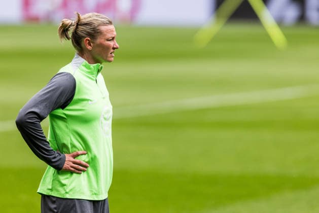 Final training VfL Wolfsburg 13 05 2026 Alexandra Popp VfL Wolfsburg, 11 DFB Pokal 46 Womens Final, VfL Wolfsburg FC Bayern Munich, Final training VfL Wolfsburg, Cologne, RheinEnergiestadion on 13 05 2026 Copyright: xBEAUTIFULxSPORTS Wunderlx