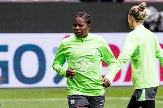 Final training VfL Wolfsburg 13 05 2026 Lineth Beerensteyn VfL Wolfsburg, 9 DFB Pokal 46 Final Women, VfL Wolfsburg FC Bayern Munich, Final training VfL Wolfsburg, Cologne, RheinEnergiestadion on 13 05 2026 Copyright: xBEAUTIFULxSPORTS Wunderlx