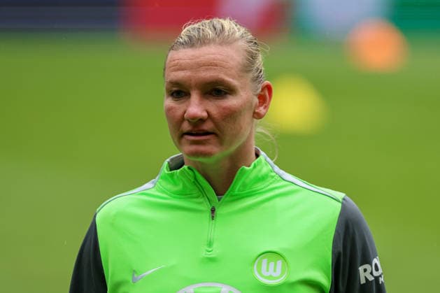 Cologne, Germany 13 May 2026 46 DFB Cup Womens Final 2026 VfL Wolfsburg Women vs FC Bayern Munich Women Final training In the picture Alexandra Popp VfL Copyright: HMBxMedia MadeleinexFantini