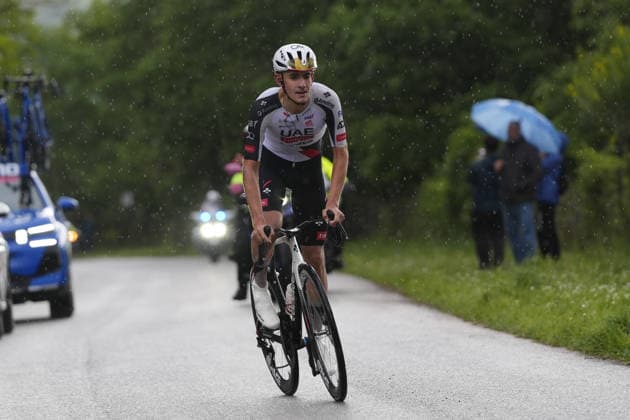Spain™s Igor Arrieta Lizarraga of UAE Team Emirates XRG during Stage 5 of the Giro d™Italia, from Praia a Mare to Potenza, Italy, Wednesday, May 13, 2026.  Copyright: xFabioxFerrari LaPressex