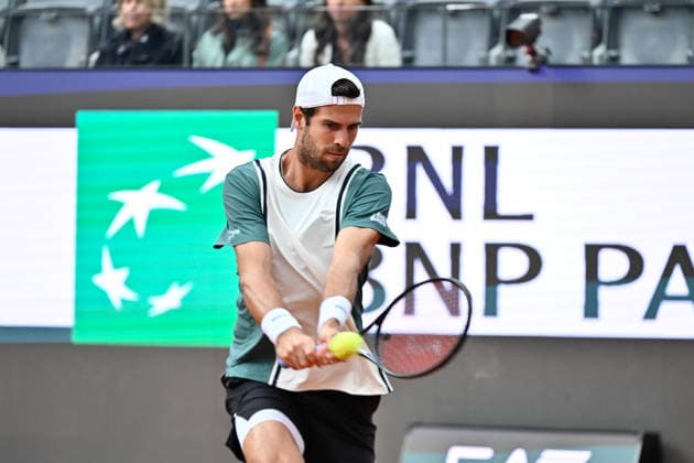 Foto IPP Cavaliere Emiliano. Roma 13 05 2026. Tennis Internazionali d Italia 2026. Nella foto: Karen Khachanov. Italy Photo Press - World Copyright italy ITALY  Copyright: xR4924_italyphotopressx