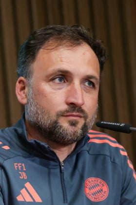 13 05 2026, xgrfx, Football DFB Cup Final, VfL Wolfsburg Press Conference and Final Training v l Jose Barcala FC Bayern Munich DFL DFB REGULATIONS PROHIBIT ANY USE OF PHOTOGRAPHS as IMAGE SEQUENCES and or QUASI VIDEO Cologne