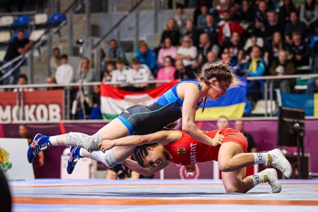 U17, U 17 Wrestling European Championships 49kg WW - Khadija Gurbanzada (AZE) df. Madina Bayramova (GER) *** U17 Wrestling European Championships 49kg WW Khadija Gurbanzada AZE df Madina Bayramova GER