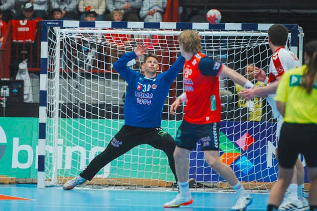 World Championship qualification men s handball Norway Turkey Gjovik 20260513 Torbjorn Sittrup Bergerud during the World Championship qualifying match in men s handball between Norway and Turkey in Gjovik Olympic Mountain Hall Photo Stian Lysberg Solum NTB Gjovik Norway EDITORIAL USE ONLY RESTRICTED USE FOR BETTING COMPANIES  Copyright: xStianxLysbergxSolumx xNTBx