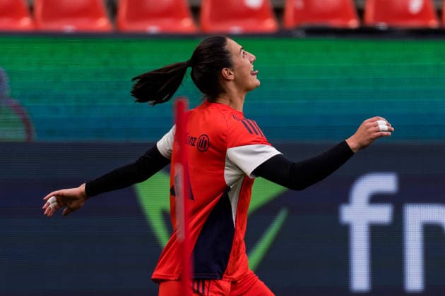 Final training FC Bayern Munich 13 05 2026 Maria Luisa Grohs FC Bayern Munich, 1 chases after the ball DFB Cup 46 Womens Final, VfL Wolfsburg FC Bayern Munich, Final training FC Bayern Munich, Cologne, RheinEnergiestadion on 13 05 2026 Copyright: xBEAUTIFULxSPORTS Wunderlx