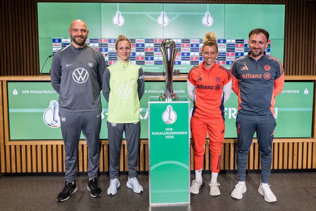 Football, Women, DFB Cup, Final, FC Bayern Munich - VfL Wolfsburg, Press conference