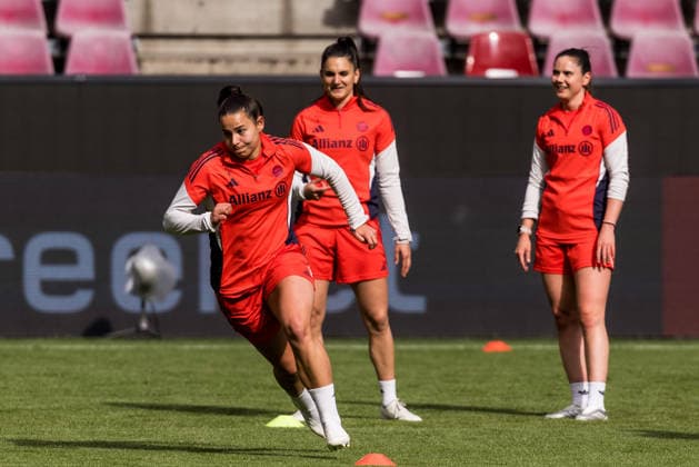Final training FC Bayern Munich 13 05 2026 Lena Oberdorf FC Bayern Munich, 8 trains individually DFB Pokal 46 final of the women, VfL Wolfsburg FC Bayern Munich, final training FC Bayern Munich, Cologne, RheinEnergiestadion on 13 05 2026 Copyright: xBEAUTIFULxSPORTS Wunderlx