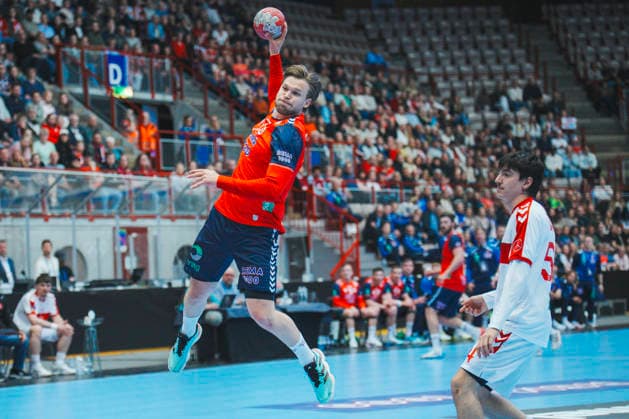 World Championship qualification men s handball Norway Turkey Gjovik 20260513 Thomas Solstad during the World Championship qualifying match in men s handball between Norway and Turkey in Gjovik Olympic Mountain Hall Photo Stian Lysberg Solum NTB Gjovik Norway EDITORIAL USE ONLY RESTRICTED USE FOR BETTING COMPANIES  Copyright: xStianxLysbergxSolumx xNTBx
