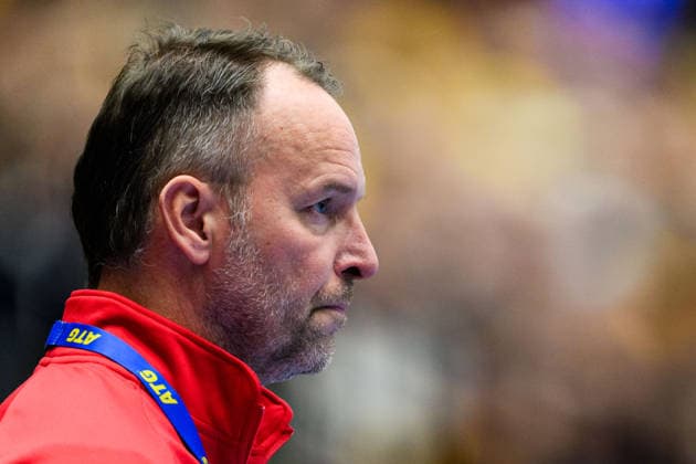 260513 Head coach Dagur Sigurdsson of Croatia during the international friendly handball match between Sweden and Croatia on May 13, 2026 in Kristianstad Photo Petter Arvidson BILDBYRAN kod PA PA1213 handball handboll handball träningsmatch sverige sweden croatia friendly match sverige bbeng sverige sweden  Copyright: PETTERxARVIDSON BB260513PA072